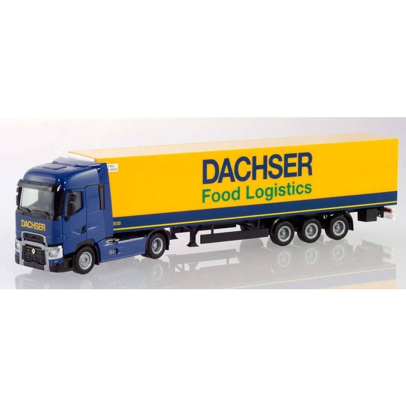 1/87 Renault T Refrigerated Box Semi-Trailer Dachser