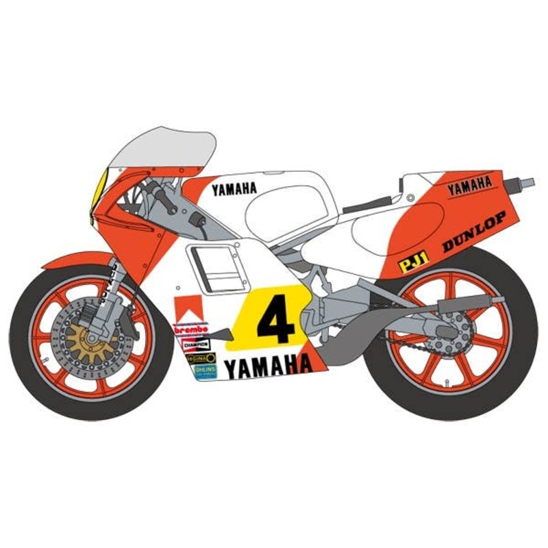 1/12 YZR500 & Rider # 4 1983 Decal Set