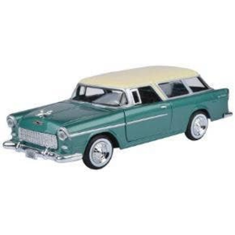 1/24 1955 Chevy Bel Air Nomad Yellow / Green