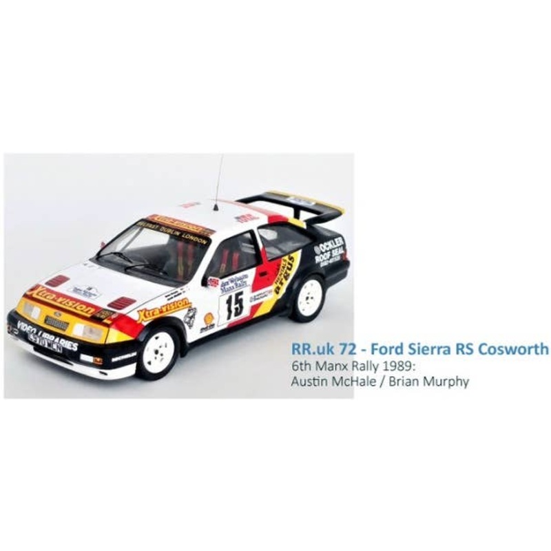 1/43 Ford Sierra RS Cosworth 1989 Manx Rally 6th # 15 Austin McHale / Brian Murphy