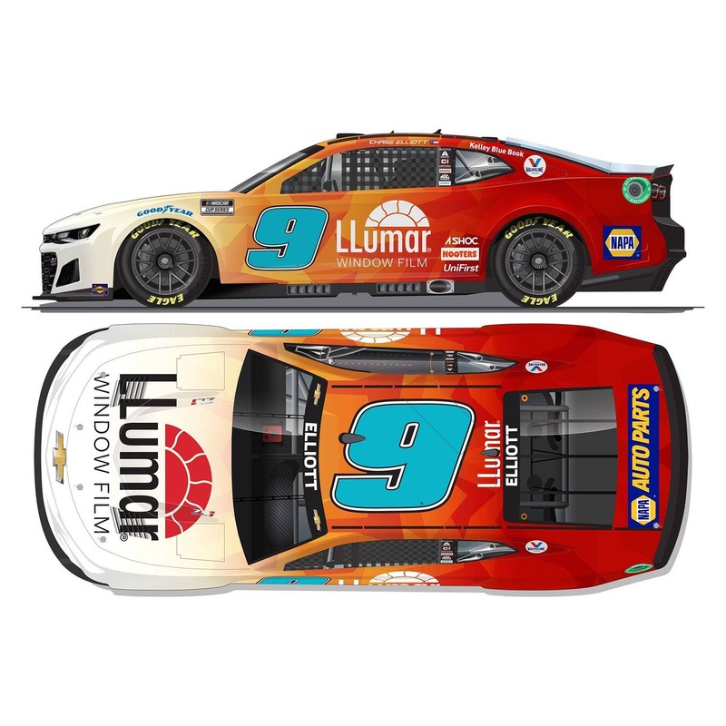 1/64 Chase Elliott # 9 LLumar Window Film Chevrolet Camaro NASCAR 2022 Next Generation
