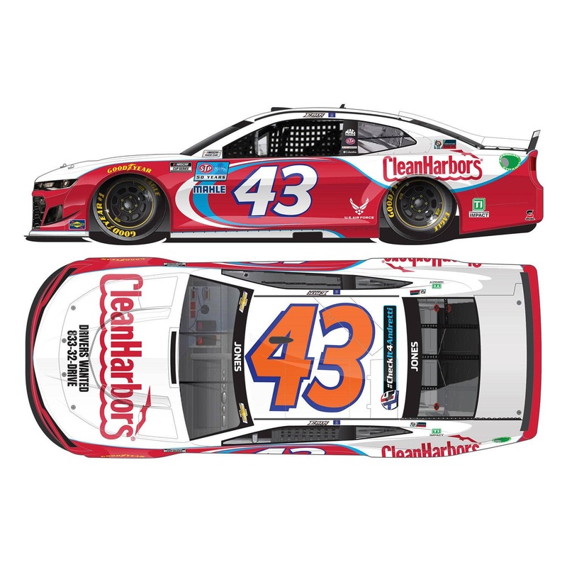 1/64 Erik Jones # 43 Clean Harbors Chevrolet Camaro NASCAR 2021