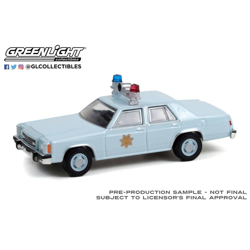 1/64 GreenLight 1982 Ford LTD-S - County Sheriff