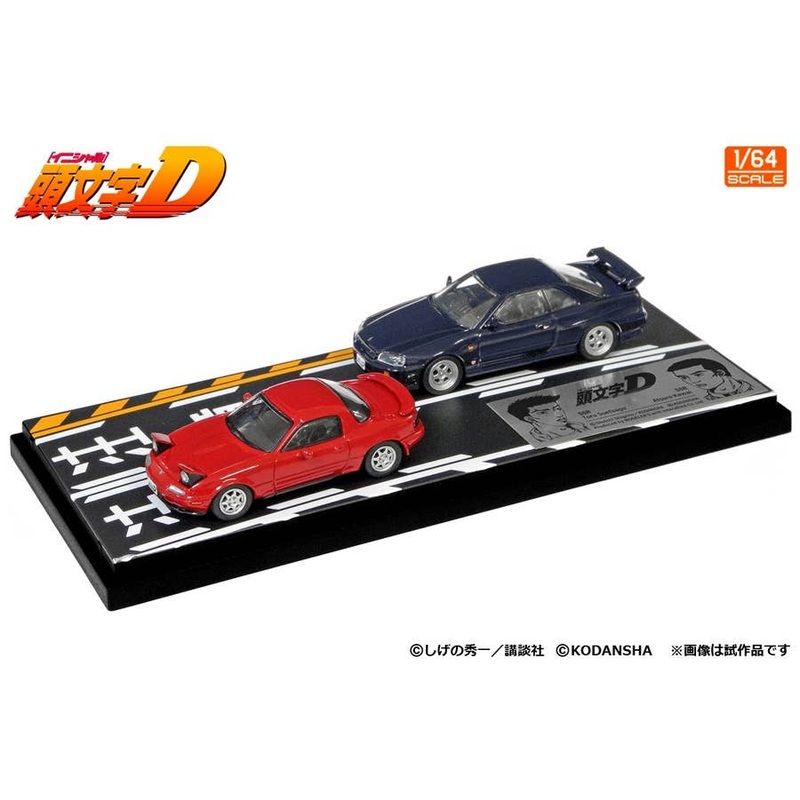 1/64 Initial D Set Vol.11 Suetsugu Tooru Roadster (NA6CE) & Atsuro Kawai Skyline (ER34)