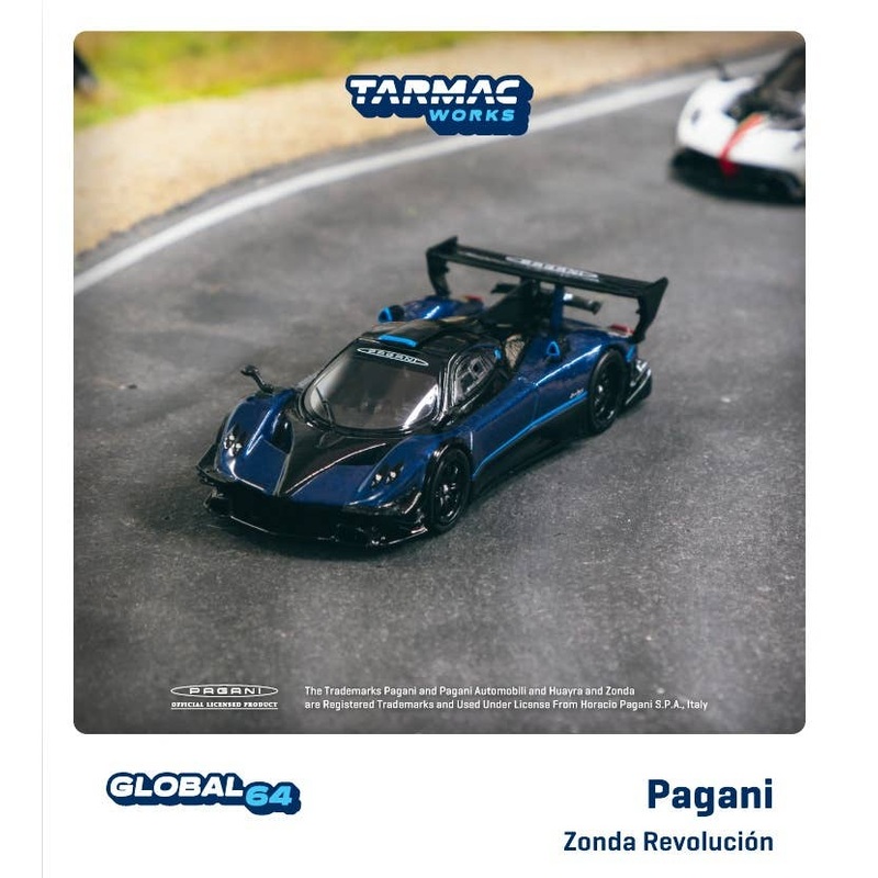 1/64 Pagani Zonda Revolucion  Blue Metallic