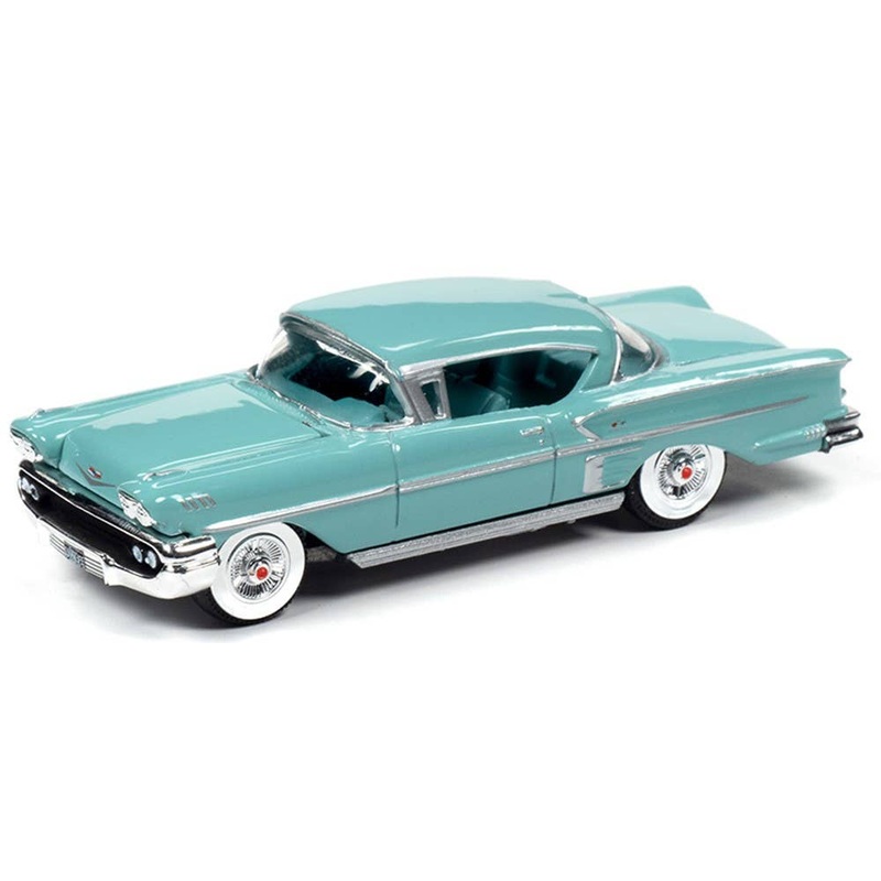 1/64 Racing Champions 1958 Chevy Impala Hardtop in Glen Green