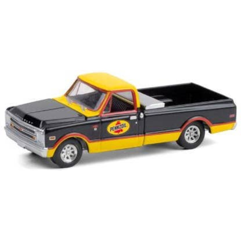 1/64 Running on Empty # 12: 1968 Chevrolet C-10 w / Toolbox Pennzoil