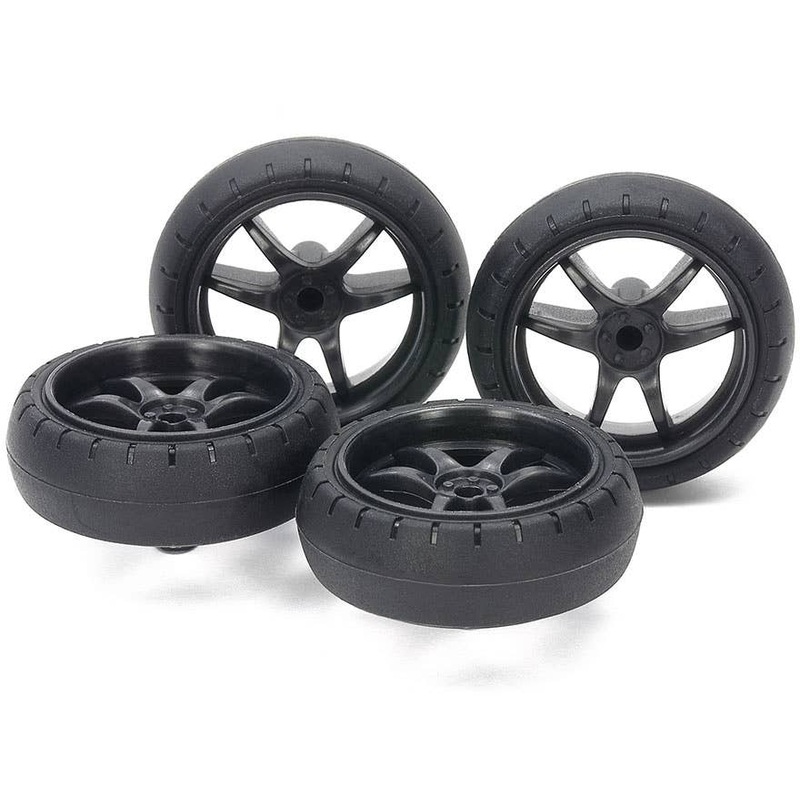 GP.546 Large Dia. Low Friction Arched Tires (31mm) & Carbon Wheels (V Spoke)