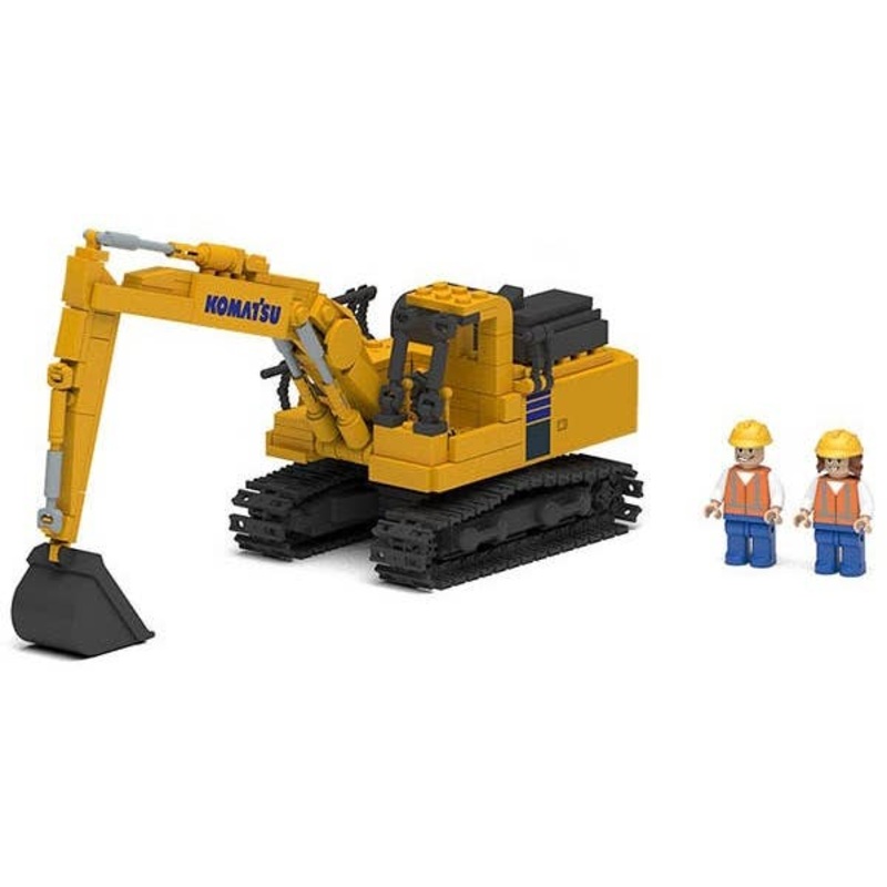 Komatsu Hydraulic Excavator Building Block Set