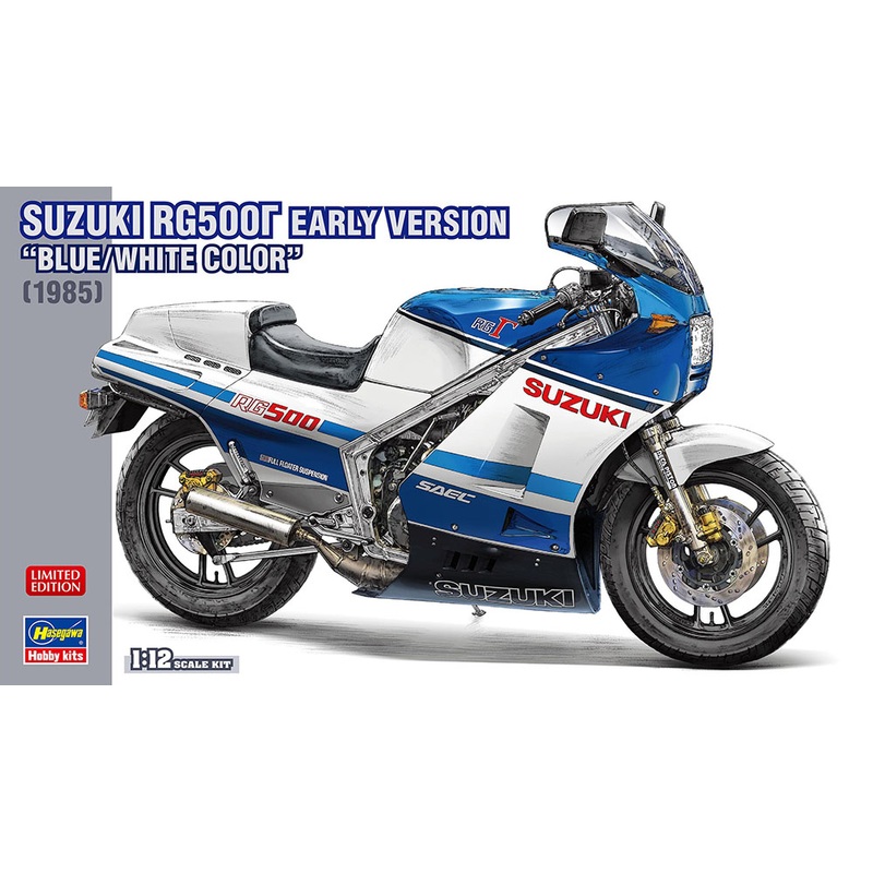 1/12 Suzuki RG500 Gamma Early Model Blue/White Color