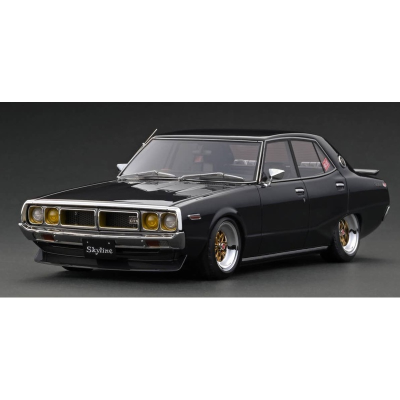 1/18 Nissan Skyline 2000 GT-X (GC110) Black Metallic