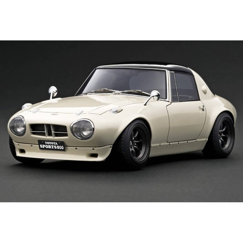 1/18 Toyota Sports 800 NOB Hachi Ver White
