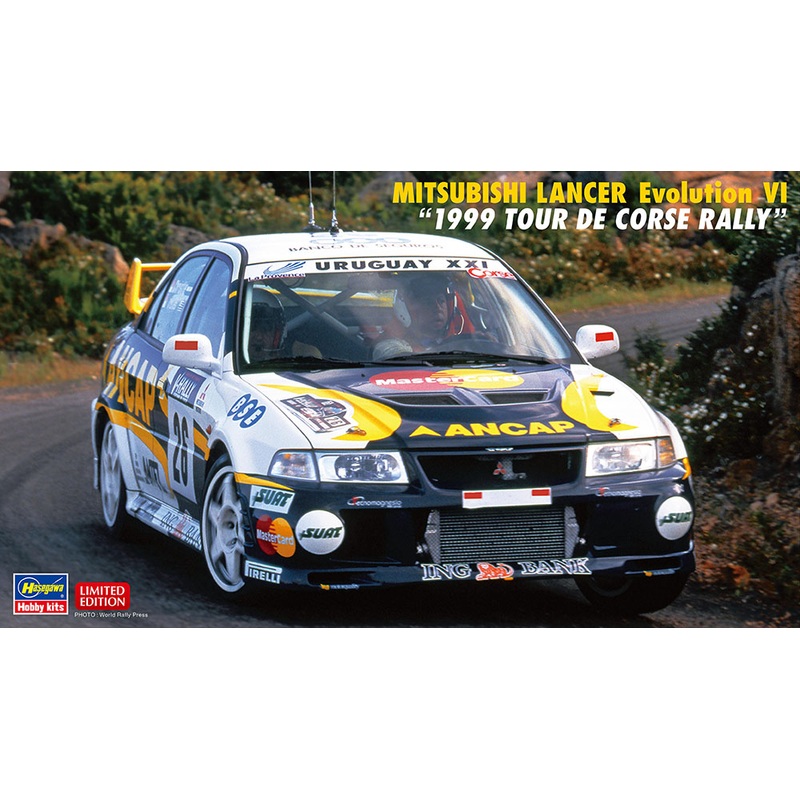 1/24 Mitsubishi Lancer Evolution VI 1999 Tour de Corse Rally