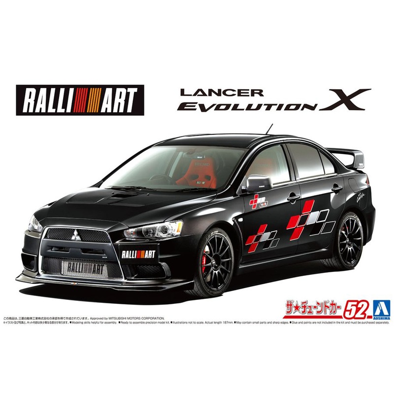 1/24 Ralliart CZ4A Lancer Evolution X '07 (Mitsubishi)
