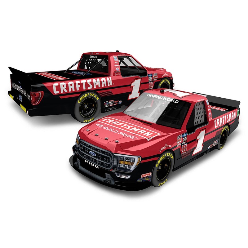 1/64 Hailie Deegan # 1 Craftsman Ford F-150 NASCAR Camping World Truck Series 2021