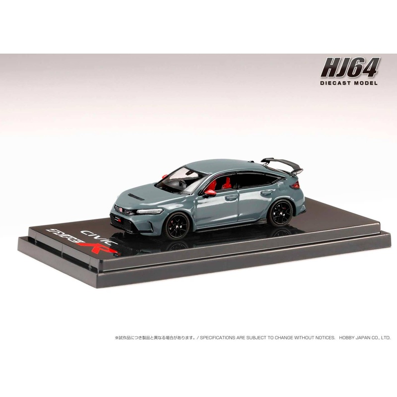 1/64 Honda CIVIC TYPE R (FL5) Vehicle Equipped with Genuine Option Parts Sonic Gray Pearl