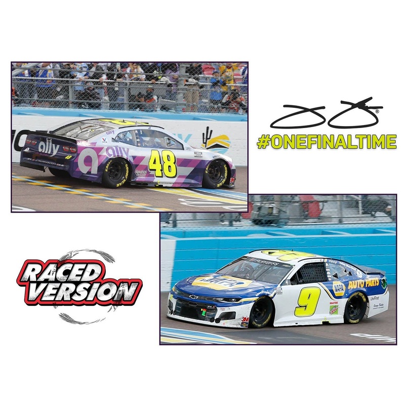 1/64 Jimmie Johnson # 48 ally Final & Chase Elliott # 9 NAPA Chevrolet Camaro NASCAR 2020 Phoenix Raceway Passing the Torch Set of 2