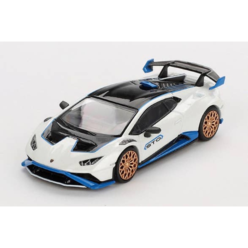 1/64 Lamborghini Huracan STO Bianco Asopo (White) (Right Hand Drive)