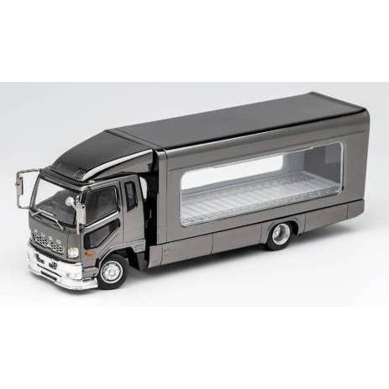 1/64 Mitsubishi FUSO Truck Outrigger Rise Truck Black Plated