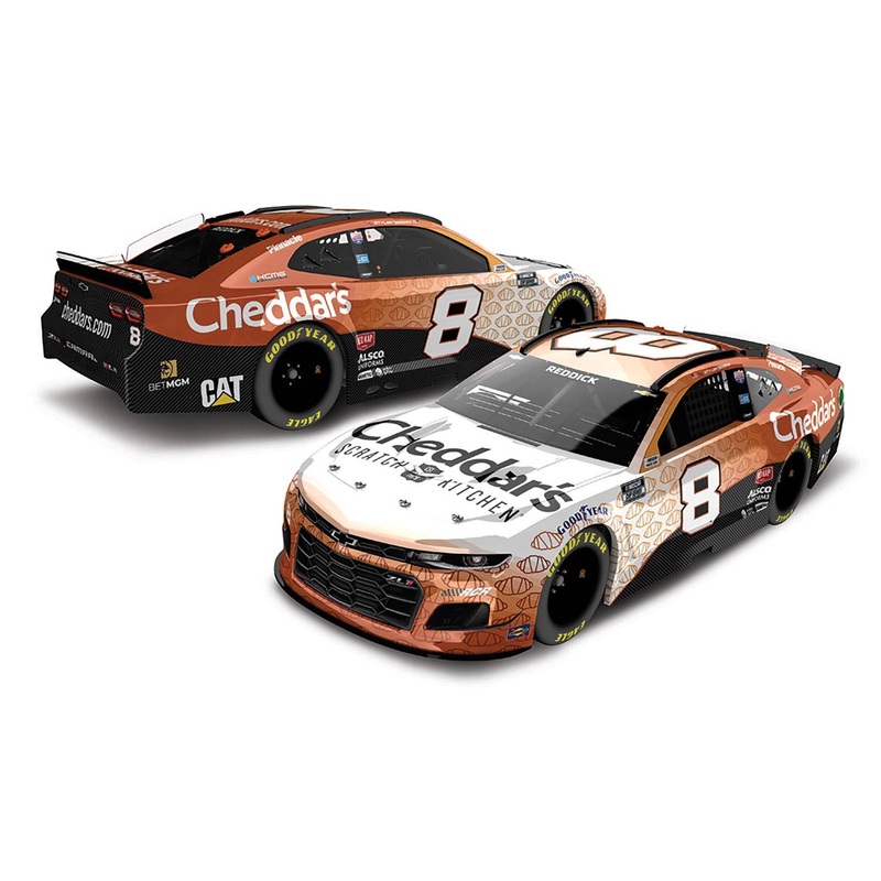 1/64 Tyler Reddick # 8 Cheddar's Scratch Kitchen Chevrolet Camaro NASCAR 2021