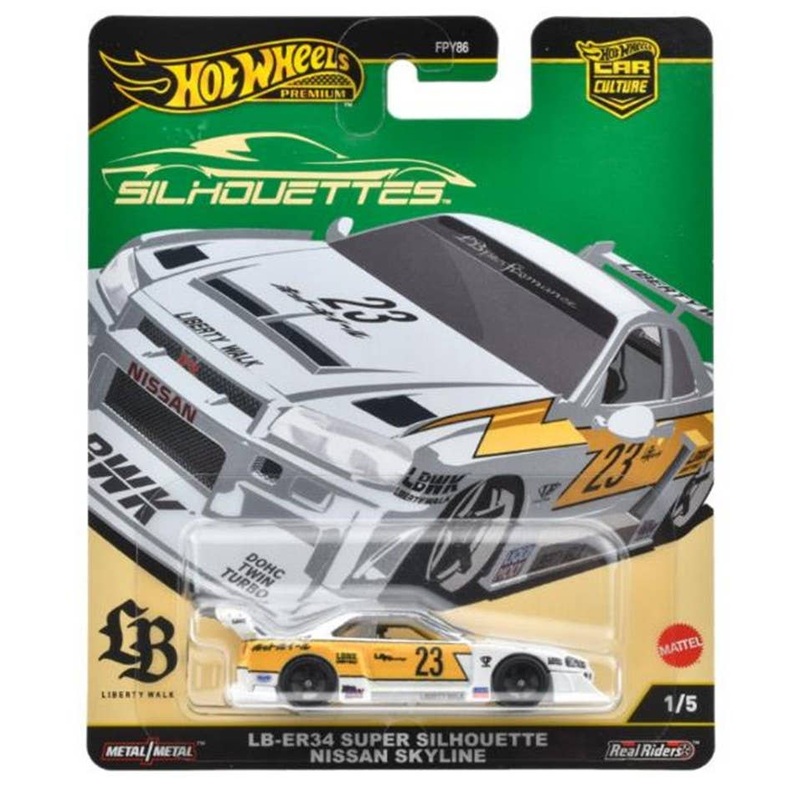 Hot Wheels Car Culture Silhouette LB-ER34 Super Silhouette Nissan Skyline