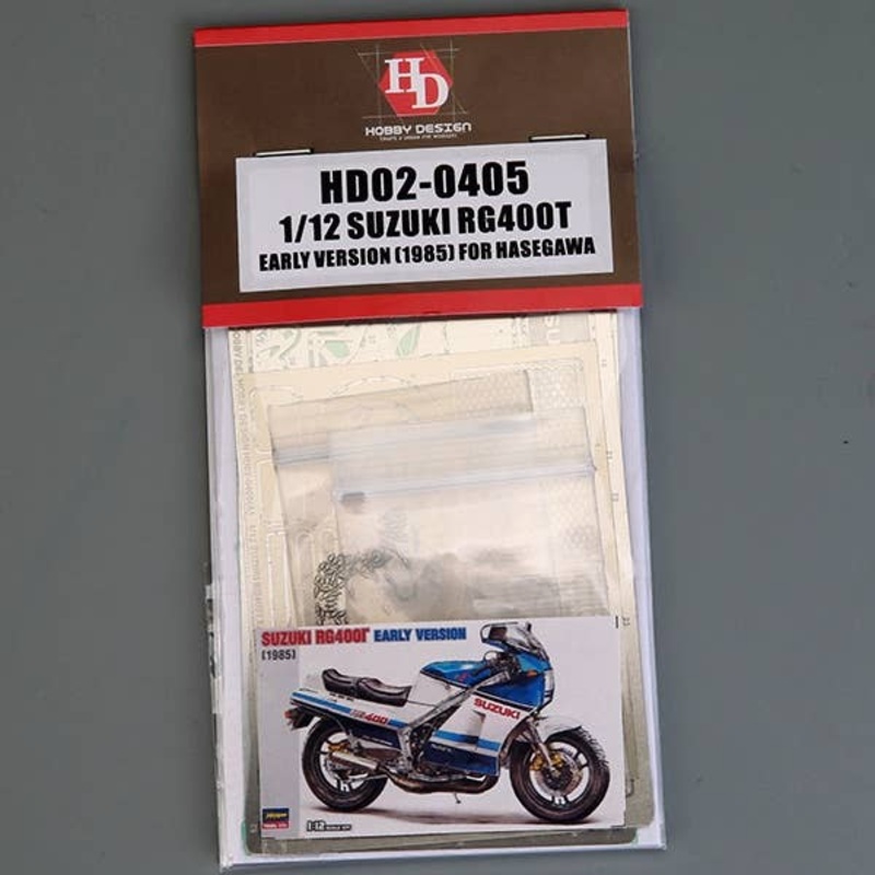 1/12 Suzuki RG400T Early Version (1985) For Hasegawa 21509 (PE + Metal parts + Resin)