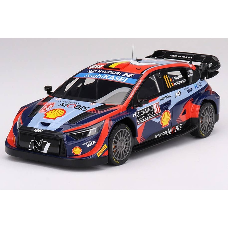 1/18 Hyundai i20 N Rally1 Monte Carlo Rally 3rd place car #11