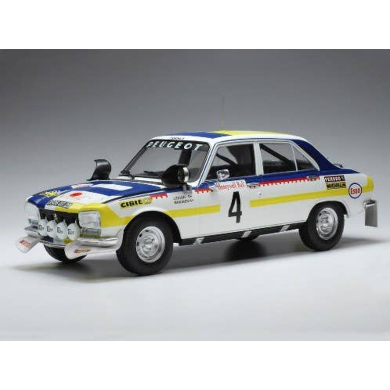 1/18 Peugeot 504 Ti 1975 Morocco Rally #4 T.Makinen/H.Liddon
