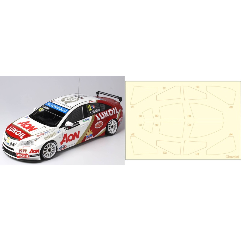 1/24 Racing Series Chevrolet Cruze 1.6T 2013 WTCC World Champion with Masking Sheet