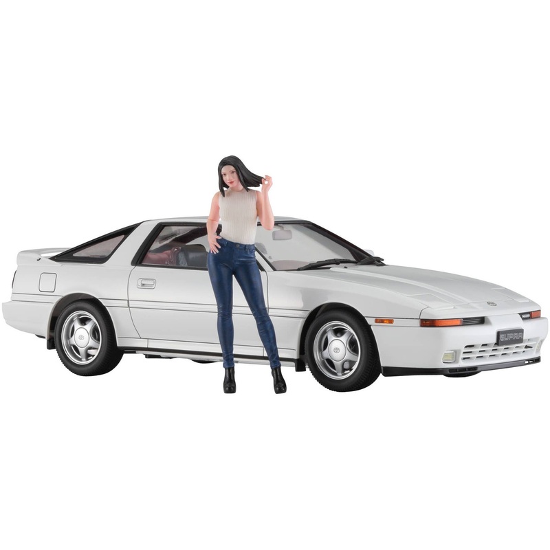 1/24 Toyota Supra A70 2.0GT Twin Turbo 1990 w/Girls Figure