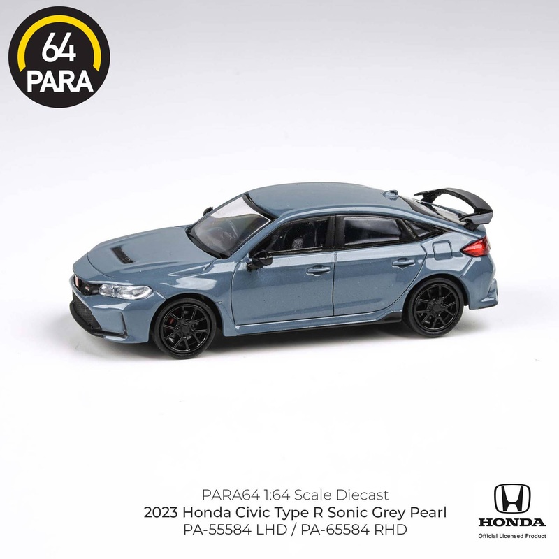 1/64 Honda Civic Type R 2023 Pearlsonic Gray RHD