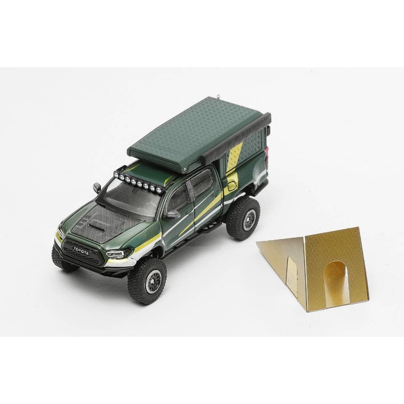 1/64 Toyota TACOMA TRD Pro 2022 (Camper Van) Green / Art