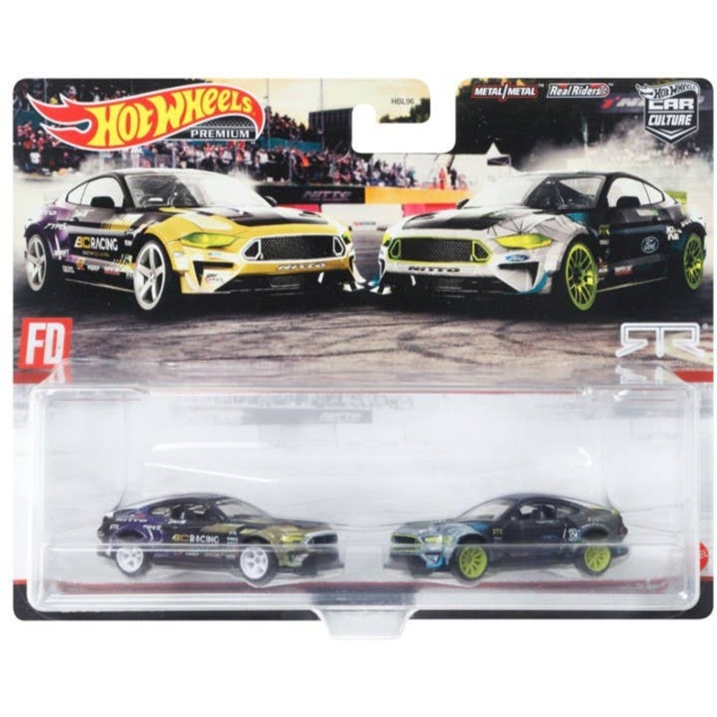 Hot Wheels Premium 2 pack Ford Mustang RTR SPEC 5 (HCY71)