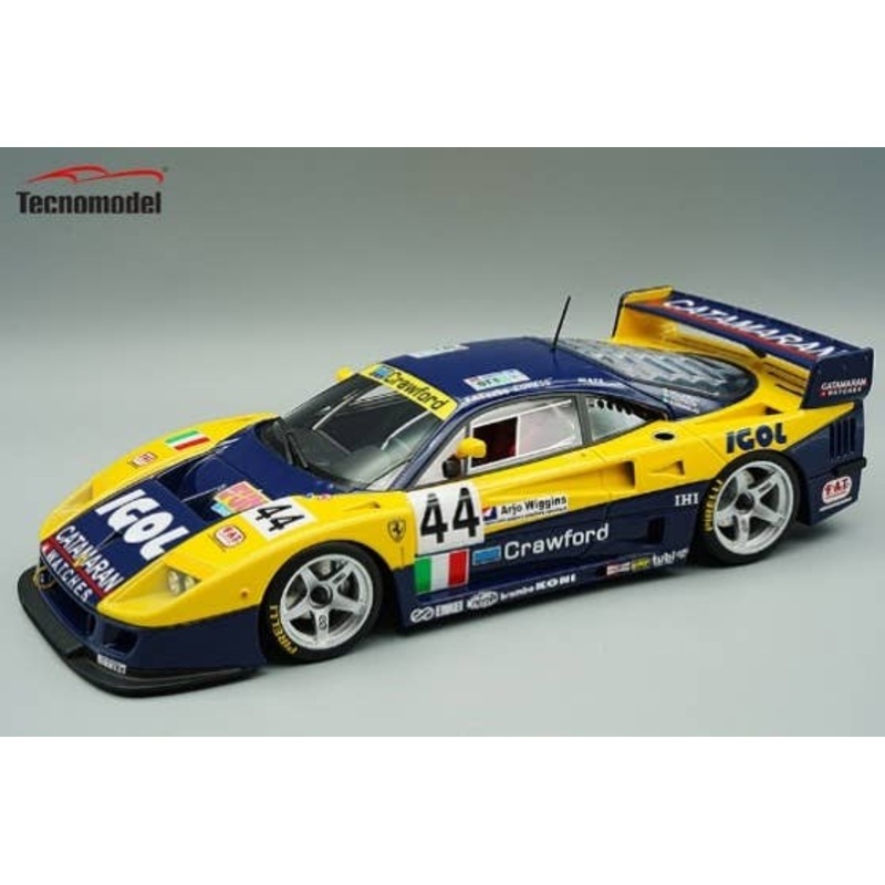 1/18 Ferrari F40 GTE 24 Hours of Le Mans 1996 #44 L.Della Noce / A. Olofsson / C.Rosenblad