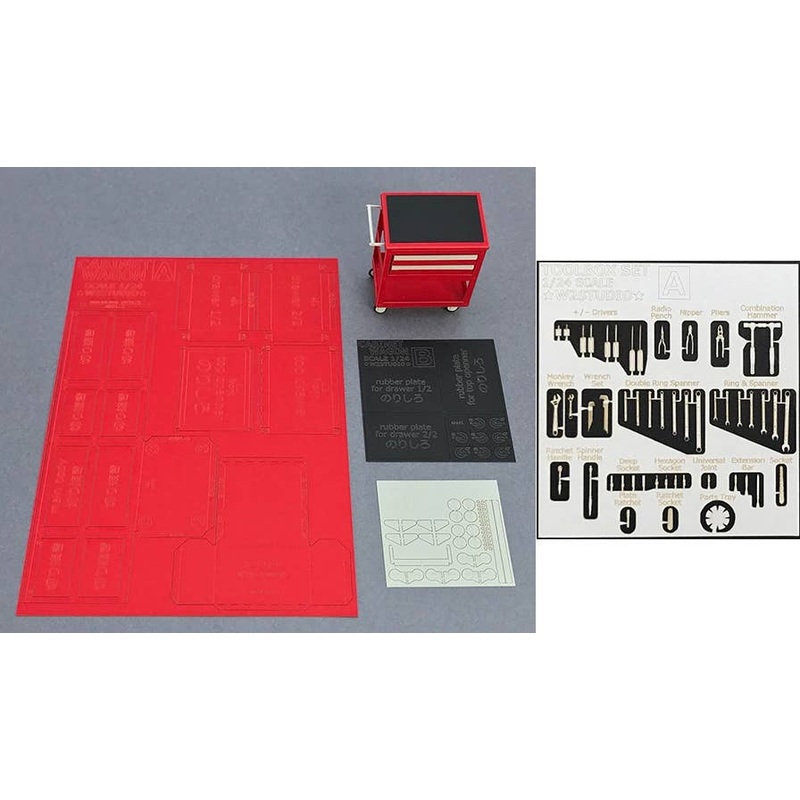 1/24 Cabinet Wagon + Tool Kit