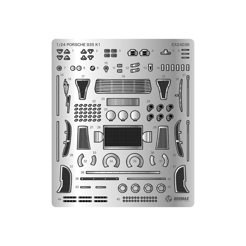 1/24 Detail up parts for Porsche 935 Turbo 1979 Le Mans 24 Hours Class Winner
