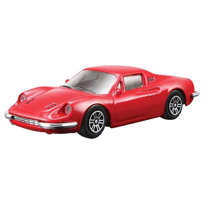 1/43 Tomica Presents Bburago Race & Play Series Dino 246 GT (Red)
