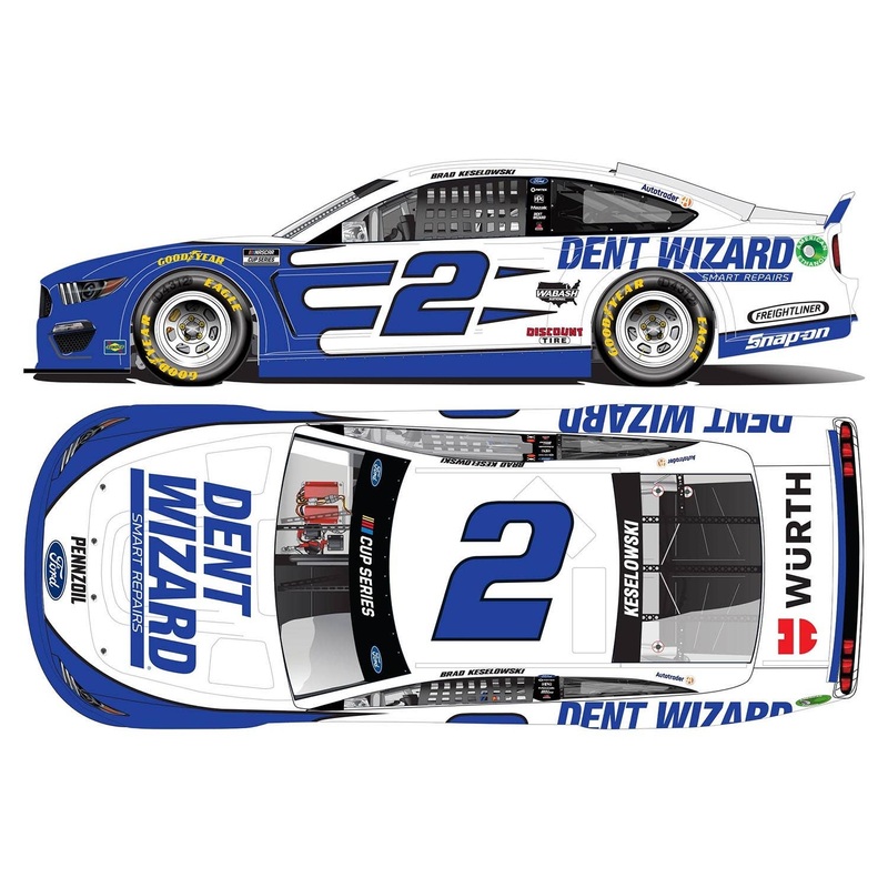 1/64 Brad Keselowski # 2 Dent Wizard Ford Mustang NASCAR 2021