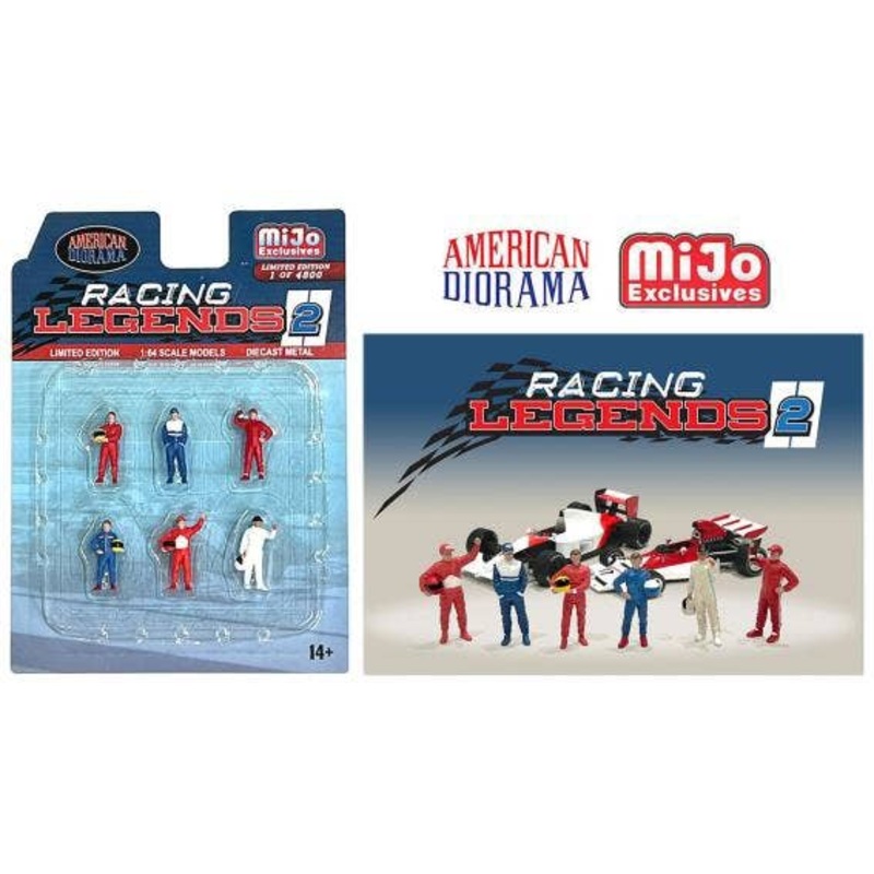 1/64 Figure Set - RACING LEGENDS 2