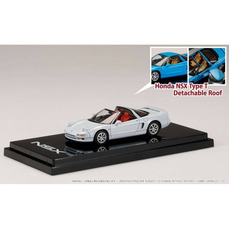 1/64 Honda NSX Type T with Detachable Roof Platinum White Pearl