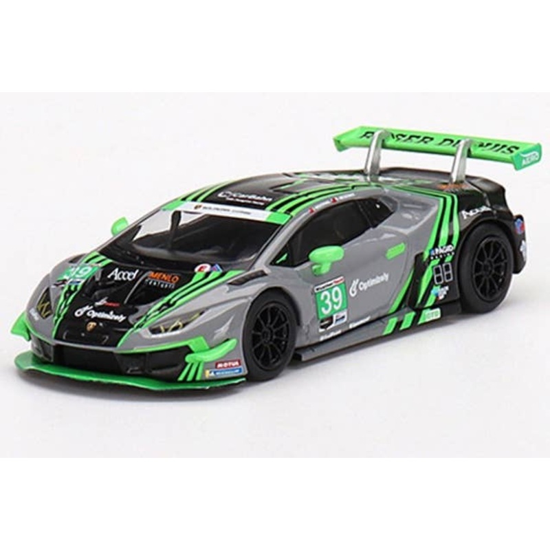 1/64 Lamborghini Huracan GT3 EVO IMSA Road America 2022 2nd Place Winner #39 (Left Handle)