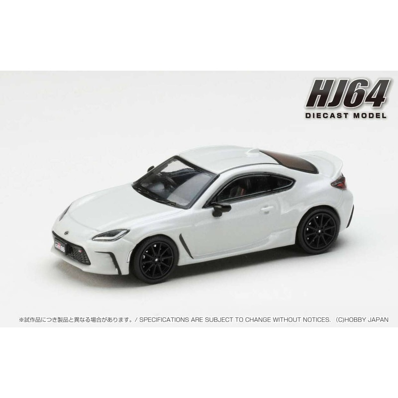 1/64 Toyota GR86 RZ Genuine Option Rear Spoiler Crystal White Pearl