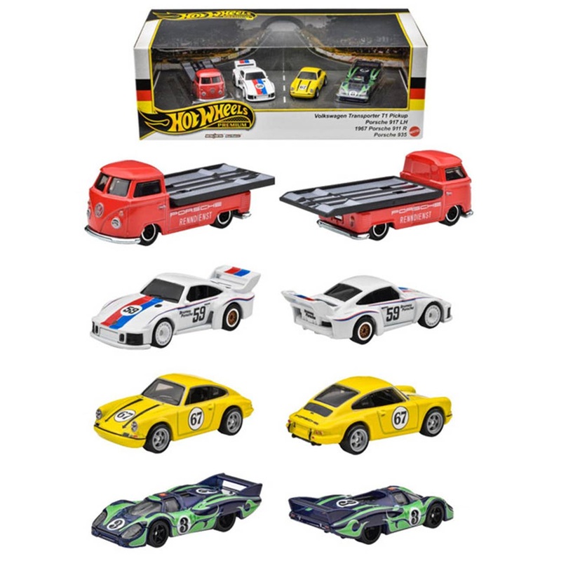 Hot Wheels Premium Collector Set - Porsche Rennsport (HRT54-9864)