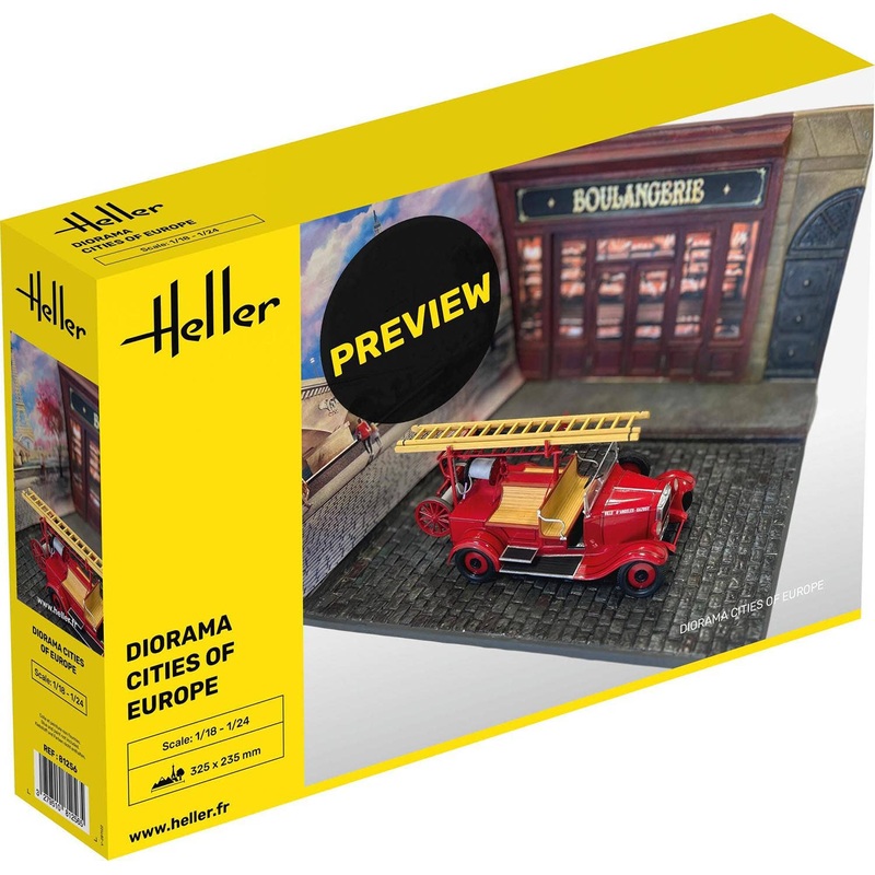 Scenery Base European city 325 x 235mm (1/18 - 1/24)