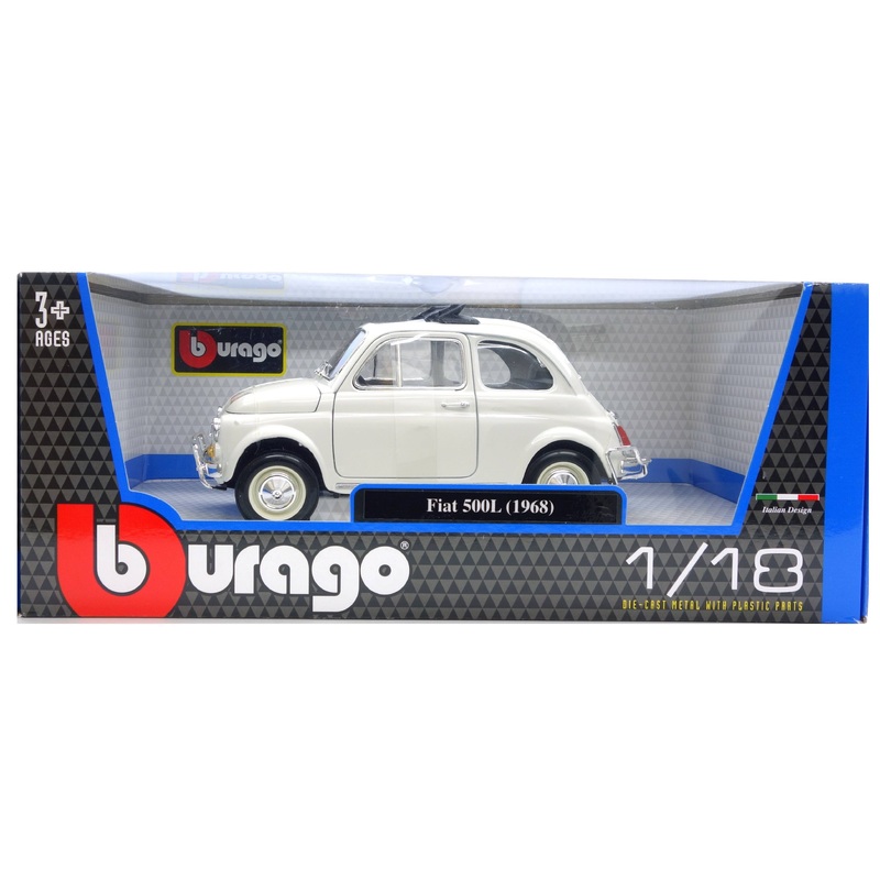1/18 Fiat 500L (1968) White