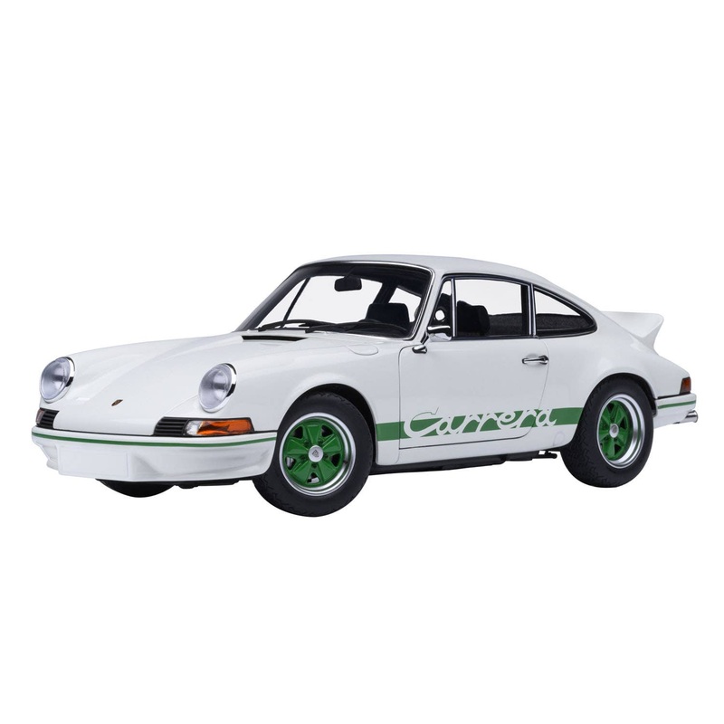 1/18 Porsche 911 Carrera 2.7 Rs (Grand Prix White/Green Stripe)