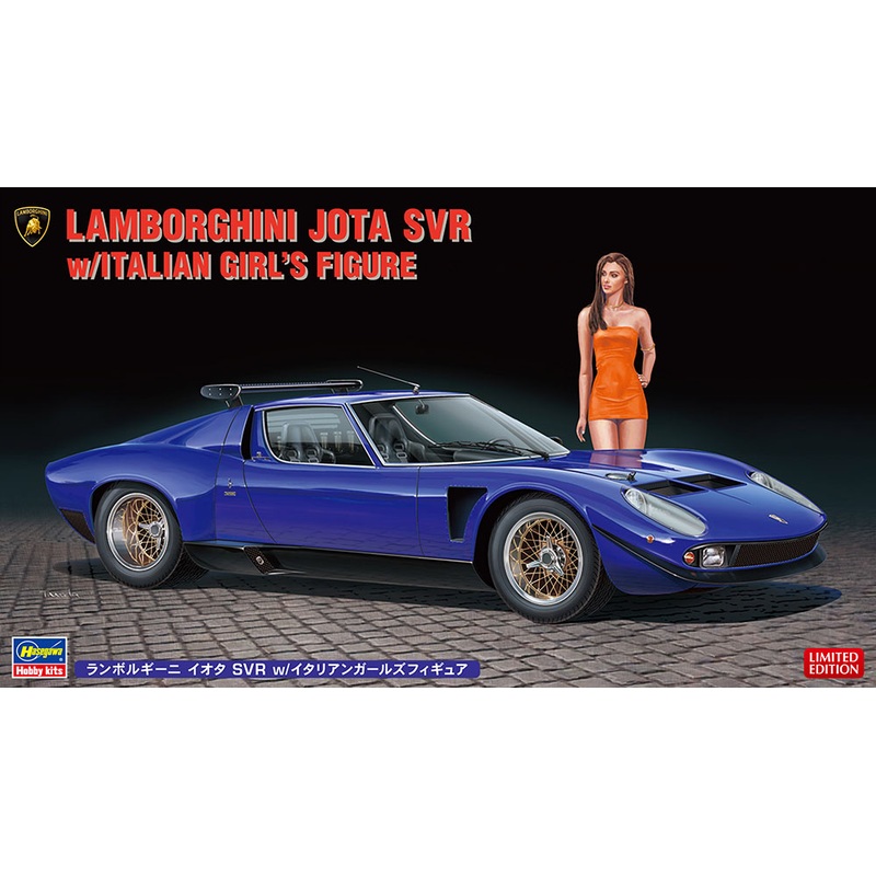 1/24 Lamborghini Jota SVR w/ Italian Girls Figures