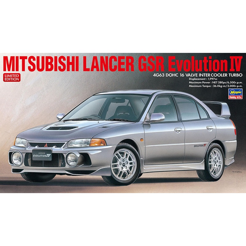 1/24 Mitsubishi Lancer GSR Evolution IV