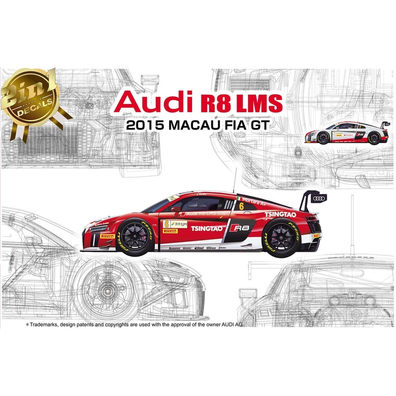 1/24 Racing Series Audi R8 LMS GT3 2015 FIA GT3 World Cup