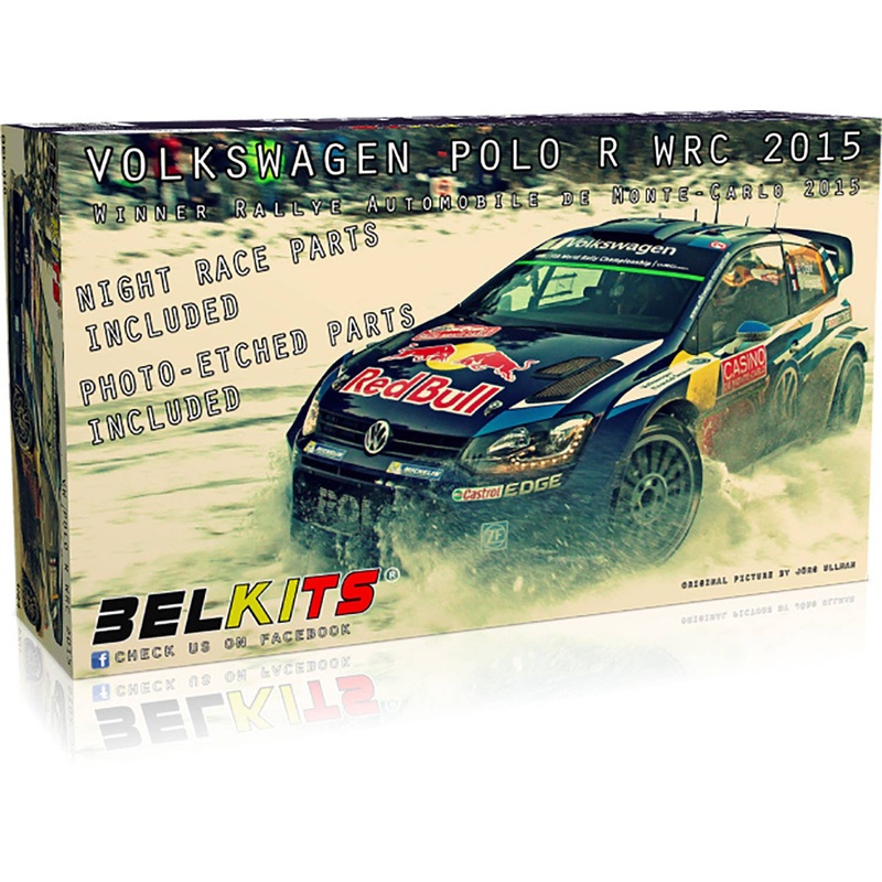 1/24 Volkswagen Polo R WRC 2015 Monte Carlo Rally Winner